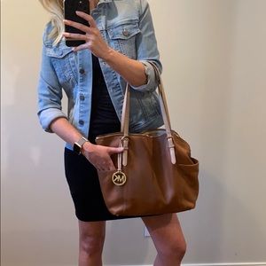 Leather Michael Kors Tote